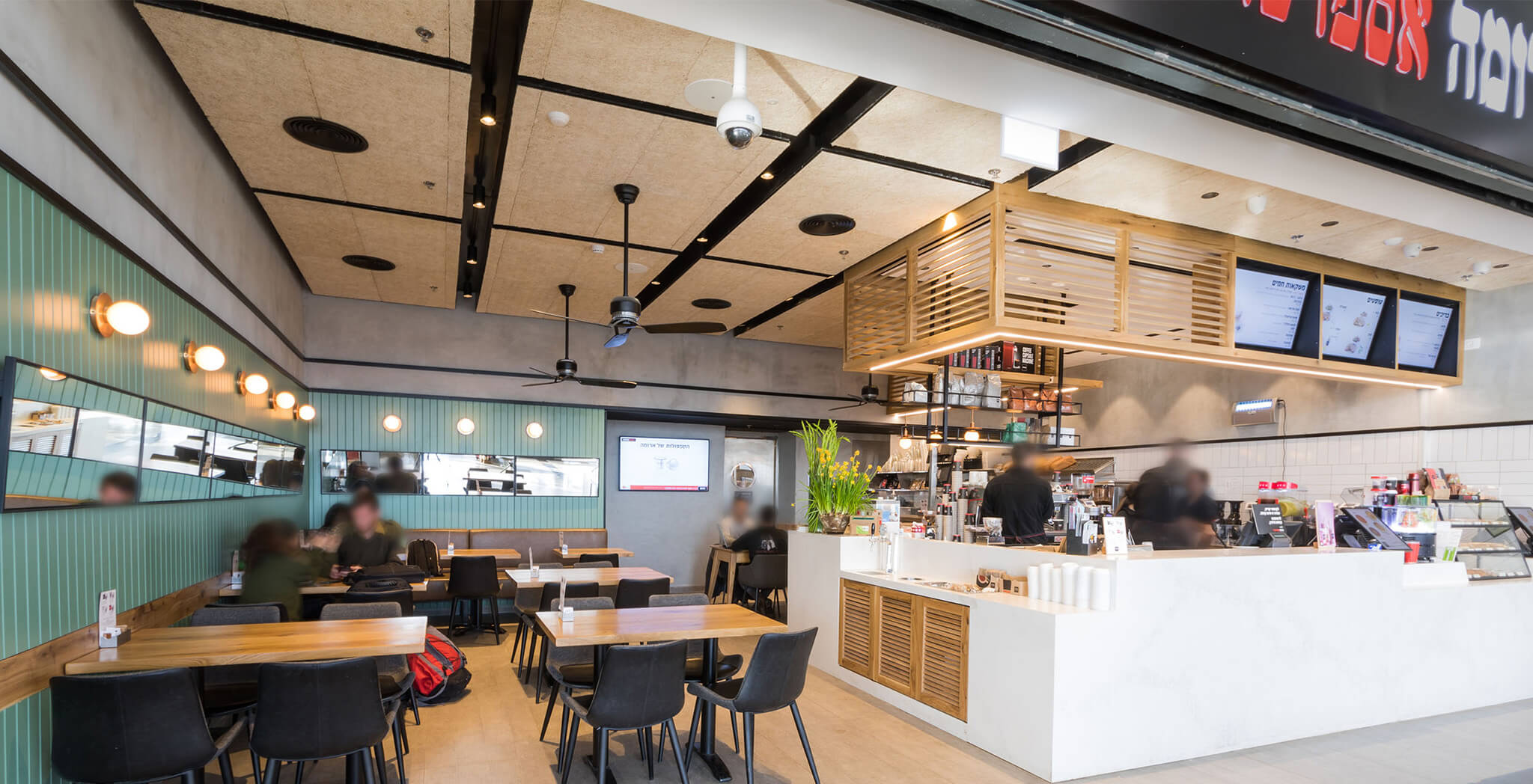 Internal seating area, Beer Sheva Central Station branch